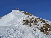 34 Raffaele raggiunge per la prima volta Cima Grem e ben innevata